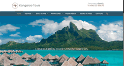 Desktop Screenshot of kangarootours.cl