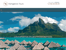 Tablet Screenshot of kangarootours.cl